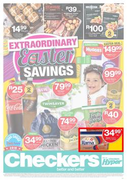 Checkers KwaZulu - Natal : Easter Specials (08 Apr - 22 Apr 2019), page 1