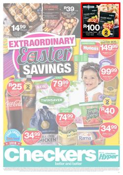 Checkers KwaZulu - Natal : Easter Specials (08 Apr - 22 Apr 2019), page 1