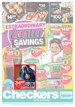 Checkers KwaZulu - Natal : Easter Specials (08 Apr - 22 Apr 2019), page 1