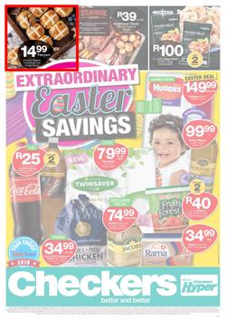 Checkers KwaZulu - Natal : Easter Specials (08 Apr - 22 Apr 2019), page 1