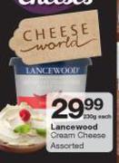 Lancewood Cream Cheese Assorted-200g Each
