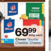 Clover Gouda/Cheddar Cheese-800g Each