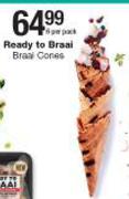 Ready To Braai Braai Cones-6 Per Pack