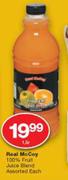 Real McCoy 100% Fruit Juice Blend Assorted-1.5Ltr Each