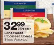 Lancewood Processed Cheese Slices Assorted-250g Each