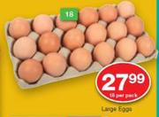Large Eggs-18 Per Pack