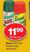 Knorr Aromat Seasoning Assorted-70g/75g Each