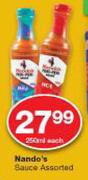 Nando's Sauce Assorted-250ml Each