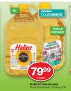 Helios/Housebrand Pure Sunflower Cooking Oil-5Ltr Each