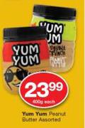 Yum Yum Peanut Butter  Assorted-400g Each