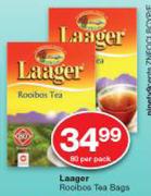 Laager Rooibos Tea Bags-80 Per Pack