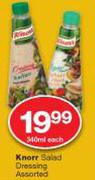 Knorr Salad Dressing Assorted-340ml Each