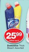 Domestos Thick Bleach Assorted-750ml Each