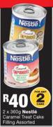 Nestle Caramel Treat Cake Fling Assorted-2 x 360g