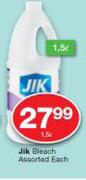 Jik Bleach Assorted-1.5Ltr Each