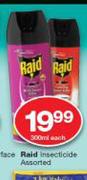 Raid Insecticide Assorted-300ml Each