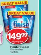 Finish Powerball Dishwasher Tablets-56 Per Pack