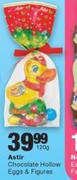 Astir Chocolate Hollow Eggs & Figures-120g