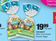 Jacquot Milk Chocolate Easter Eggs-75g Each