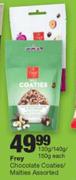 Frey Chocolate Coaties/Malties Assorted-130g/140g/150g Each