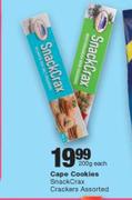 Cape Cookies SnackCrax Crackers Assorted-200 g