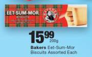 Bakers Eet-sum-mor Biscuits Assorted Each-200 g