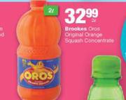 Brookes Oros Original Orange Squash Concenrate-2 Ltr