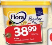 Flora Spreads Assorted-525g/1kg Each
