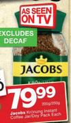 Jacobs Kronung Instant Coffee Jar / Doy Pack-200/250g Each