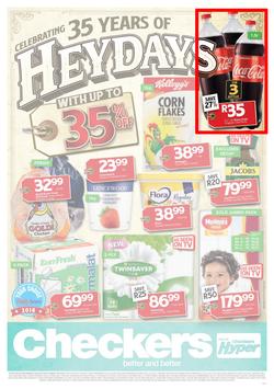 Checkers KwaZulu - Natal : Hey Days Promotion (04 Feb - 10 Feb 2019), page 1