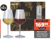 Maison Ferine 6 Pack Leira Lead Free Crystal Glassware Range-Per Pack