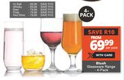 Blush 4 Pack Whisky Glasses-Per Pack