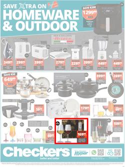 Checkers KwaZulu-Natal : Homeware & Outdoor (16 October - 5 November 2023), page 1