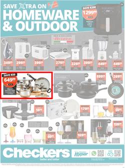 Checkers KwaZulu-Natal : Homeware & Outdoor (16 October - 5 November 2023), page 1