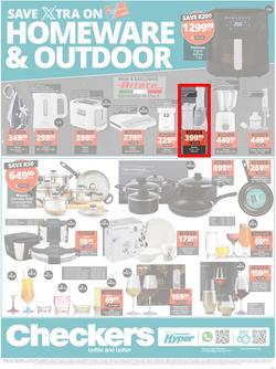 Checkers KwaZulu-Natal : Homeware & Outdoor (16 October - 5 November 2023), page 1