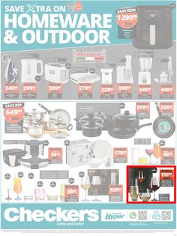 Checkers KwaZulu-Natal : Homeware & Outdoor (16 October - 5 November 2023), page 1