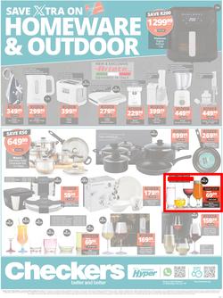 Checkers KwaZulu-Natal : Homeware & Outdoor (16 October - 5 November 2023), page 1