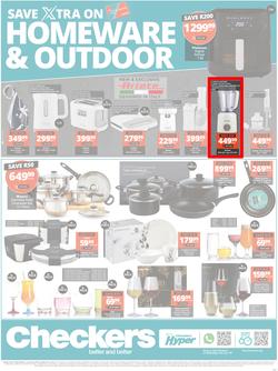 Checkers KwaZulu-Natal : Homeware & Outdoor (16 October - 5 November 2023), page 1