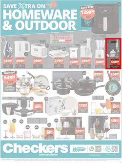 Checkers KwaZulu-Natal : Homeware & Outdoor (16 October - 5 November 2023), page 1