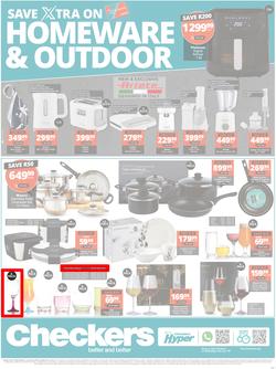 Checkers KwaZulu-Natal : Homeware & Outdoor (16 October - 5 November 2023), page 1