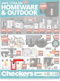 Checkers KwaZulu-Natal : Homeware & Outdoor (16 October - 5 November 2023), page 1