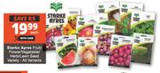 Starke Ayres Fruit/Flower/Vegetable/Herb/Lawn Seed Variety-Each 