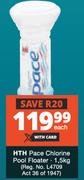 HTH Pace Chlorine Pool Floater-1.5Kg