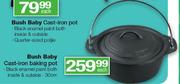 Bush Baby Cast-Iron Baking Pot
