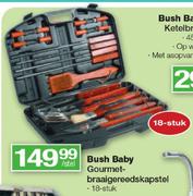 Bush Baby Gourmetbraaigereedskapstel-18 Stuk