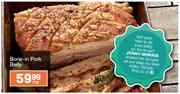 Bone-In Pork Belly - Per Kg