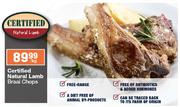 Certified Natural Lamb Braai Chops - Per Kg