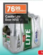 Castle Lite Beer NRB -12 x 340ml