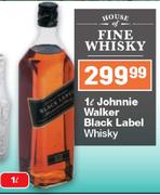 Johnnie Walker Black Label Whisky - 1L