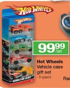 Hot Wheels Vehicle Case Gift Set-5 Pack Per Set